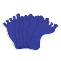 Empreintes sol baby gym Csy Plastique - Lot de 6 pieds bleu 