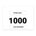 lot de dossards personnalisables 1-1000
