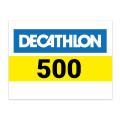 dossards course à pied decathlon jaune 1-500