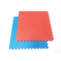 LOT 10 TAPIS PUZZLES 4CM BLEU/ROUGE