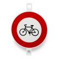 panneau de signalisation interdiction vélo