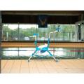 Waterflex WX-WR4 Aquabike Sport - Système Click & Turn, Position Verticale, Résistance Aquapalm 2 - Bleu