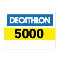 dossards course à pied decathlon jaune 1-5000
