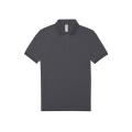polo coton homme gris fonce