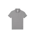 POLO COTON FEMME GRIS