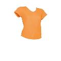 T shirt running femme respirant orange	